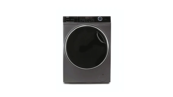 Machine à laver Haier SuperDrum Series 7 HW150-BP14986ES8 de 15 kg, couleur anthracite/noir, avec un tambour Pillow Drum et un éclairage du tambour