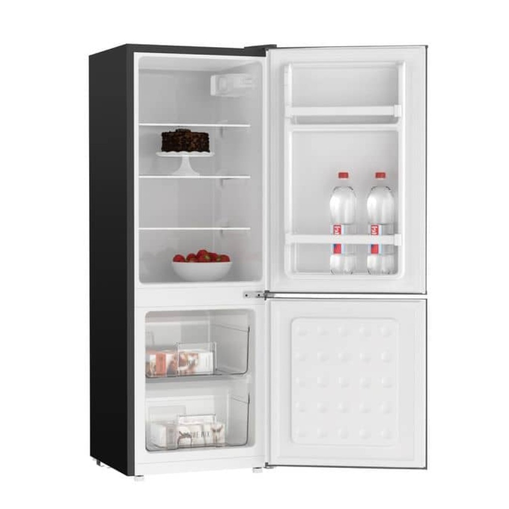 Réfrigérateur combiné SMART TECHNOLOGY 106L marron avec 2 tiroirs