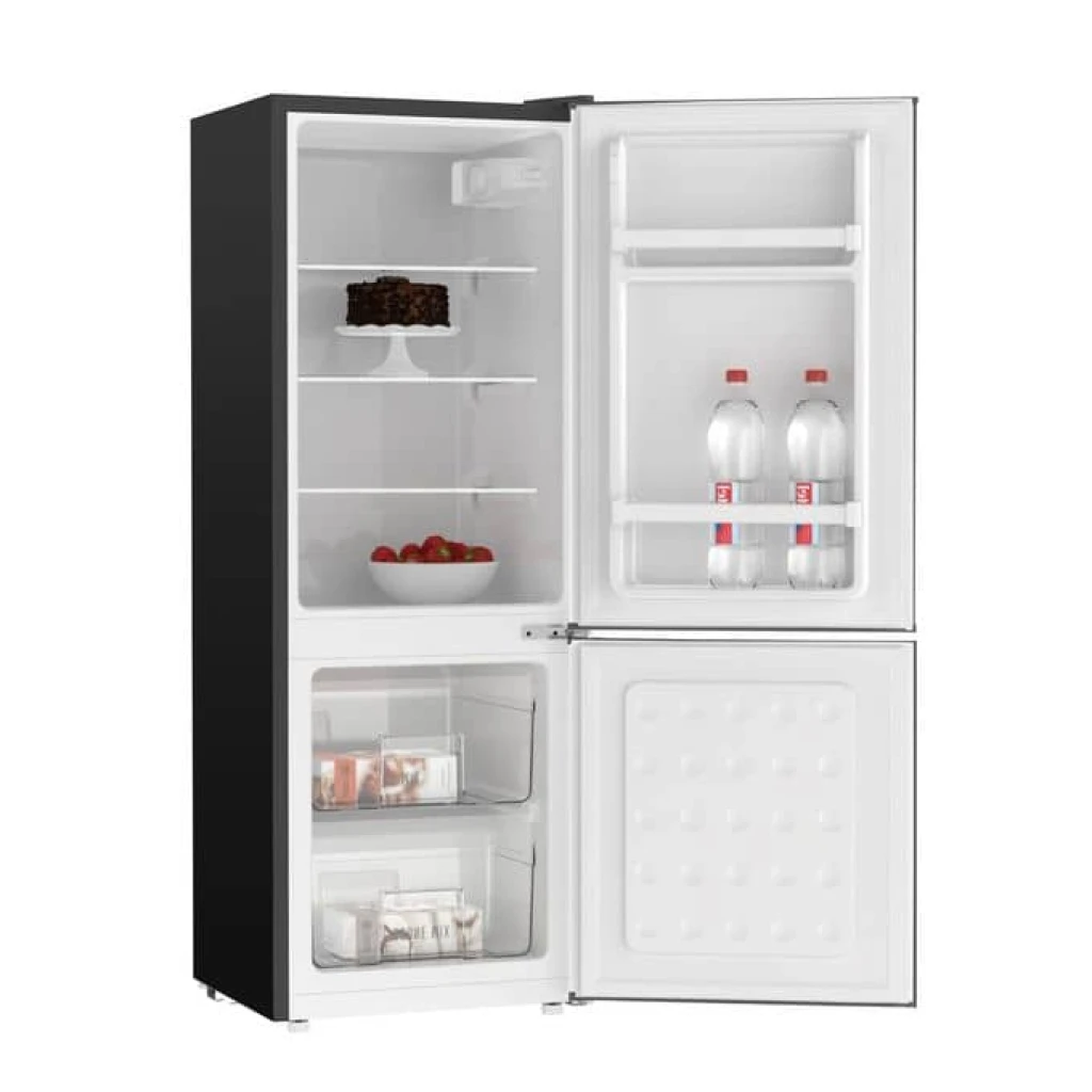 Réfrigérateur combiné SMART TECHNOLOGY 106L marron avec 2 tiroirs