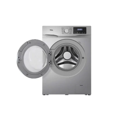 Machine à laver TCL 8KG Inverter P608FLG – Front Load, Économie d’Énergie, Gris – Image 3