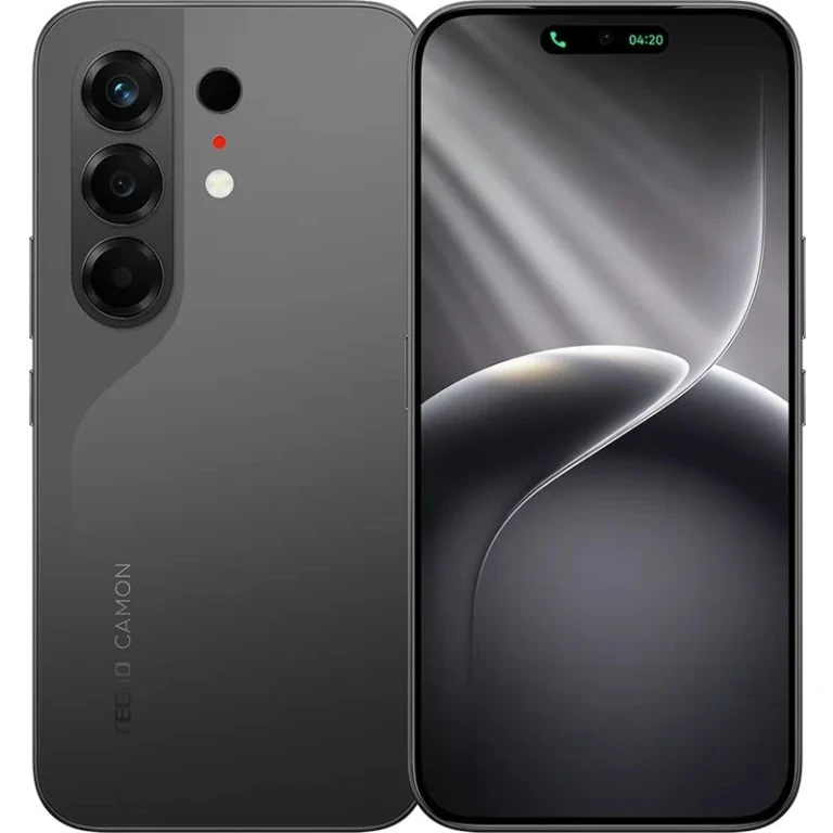 Image du Tecno Camon 50 avec un écran AMOLED de 6,78 pouces et un design élégant
