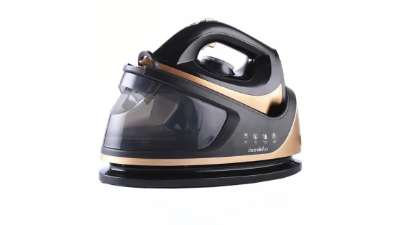 Fer à repasser vapeur DECAKILA KEEN006B avec semelle en céramique et réservoir d'eau de 1100 ml
