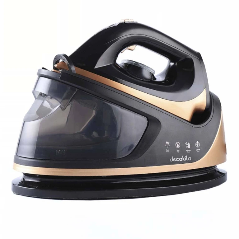 Fer à repasser vapeur DECAKILA KEEN006B avec semelle en céramique et réservoir d'eau de 1100 ml