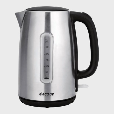 Bouilloire électrique Elactron 1.7L noir et inox avec indicateur