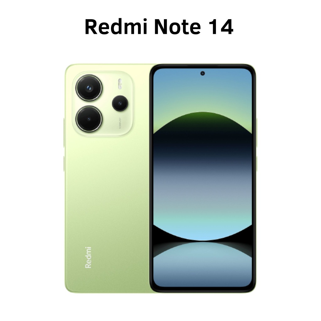Image du Redmi Note 14 128Go avec écran grand et caméra arrière triple