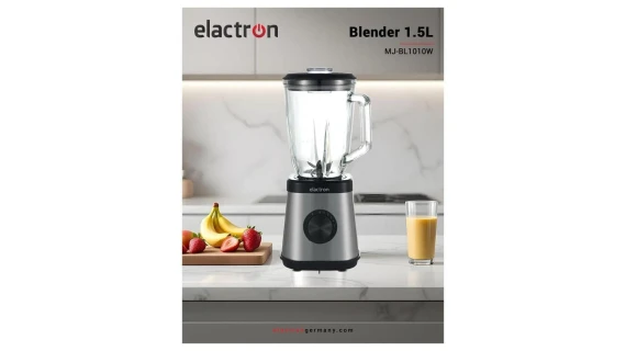 Blender Elactron 1.5L MJ-BL1010W – Mixeur Compact pour Smoothies et Jus
