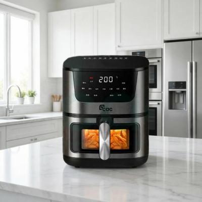 Photo de l'Air Fryer CAC 8L Digital CA821016, friteuse sans huile avec écran LED et 7 programmes préréglés