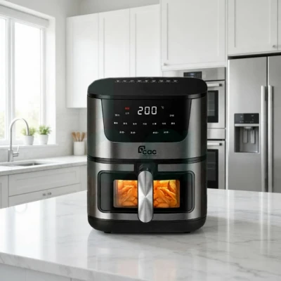Photo de l'Air Fryer CAC 8L Digital CA821016, friteuse sans huile avec écran LED et 7 programmes préréglés