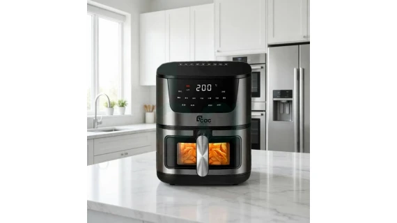 Photo de l'Air Fryer CAC 8L Digital CA821016, friteuse sans huile avec écran LED et 7 programmes préréglés