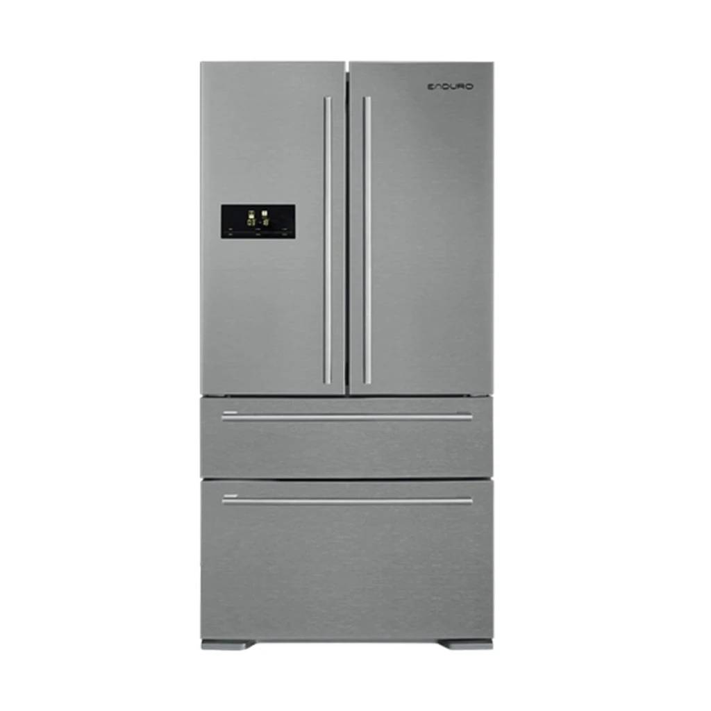 Réfrigérateur Enduro 750L Side by Side 4 Portes No Frost en inox