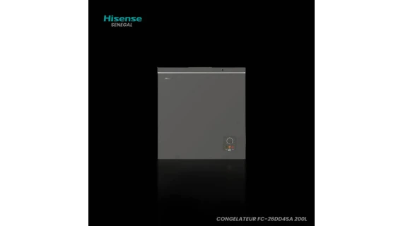 Congélateur Hisense 200L FC200DD – Horizontal, Économique A+, Grande Capacité