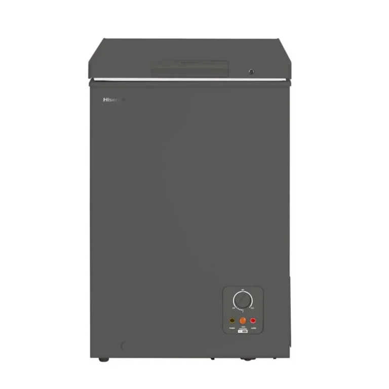 Congélateur Hisense 96L FC12DD, compact et horizontal, avec une capacité de stockage de 96L