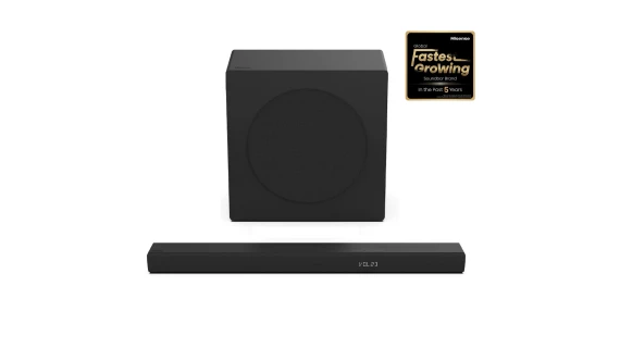 Barre de Son Hisense HS3100 3.1 480W – Dolby Digital, Son Puissant TV