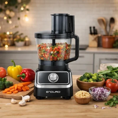 Robot de Cuisine ENDURO Multifonction Double Lame 1000W