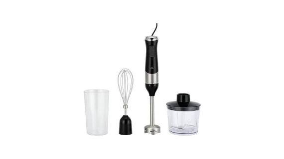 Mixeur Plongeant ENDURO Vitesse Variable Pied & Lame Inox + Accessoires