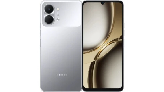 Photo du TECNO POP 20 4G - Smartphone noir avec écran tactile et caméra arrière