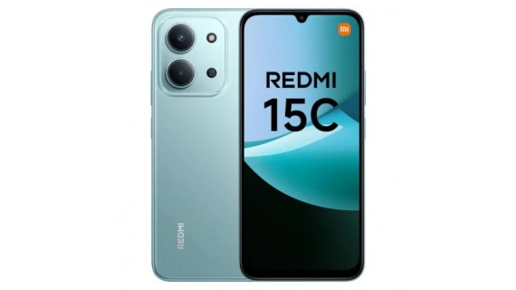 Photo du Xiaomi Redmi 15C avec son écran 6,9'' et sa caméra double 50MP