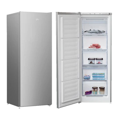 Beko RFSM200T20S vue côté gris argenté
