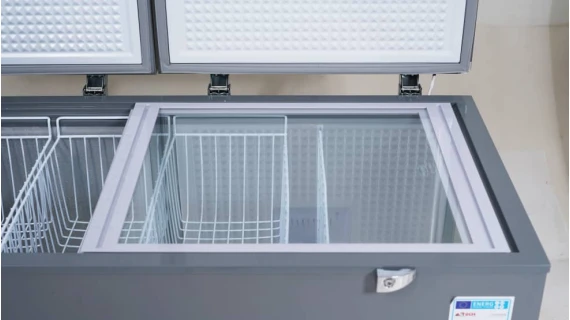 ASTECH CH600GM ouverture double porte - intérieur vu du dessus