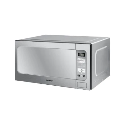 Micro-ondes Sharp 62L R562CR(ST) – 1200W, Plateau 420mm, Inox Miroir – Image 3
