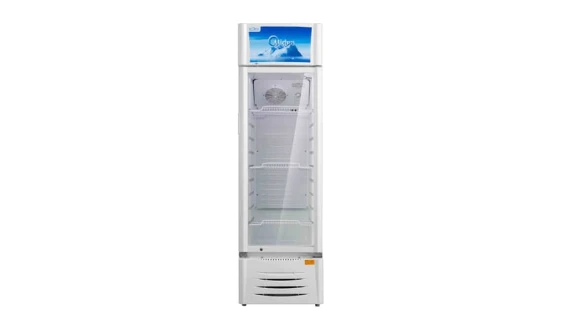 Réfrigérateur Vitrine MIDEA 1 Porte 220 Litres Brut  HS281SN No Frost Blanc