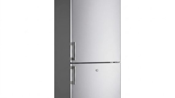 Réfrigérateur FINIX Combiné 3 Tiroirs 420 Litres Brut Gris Noir FIN420 Defrost