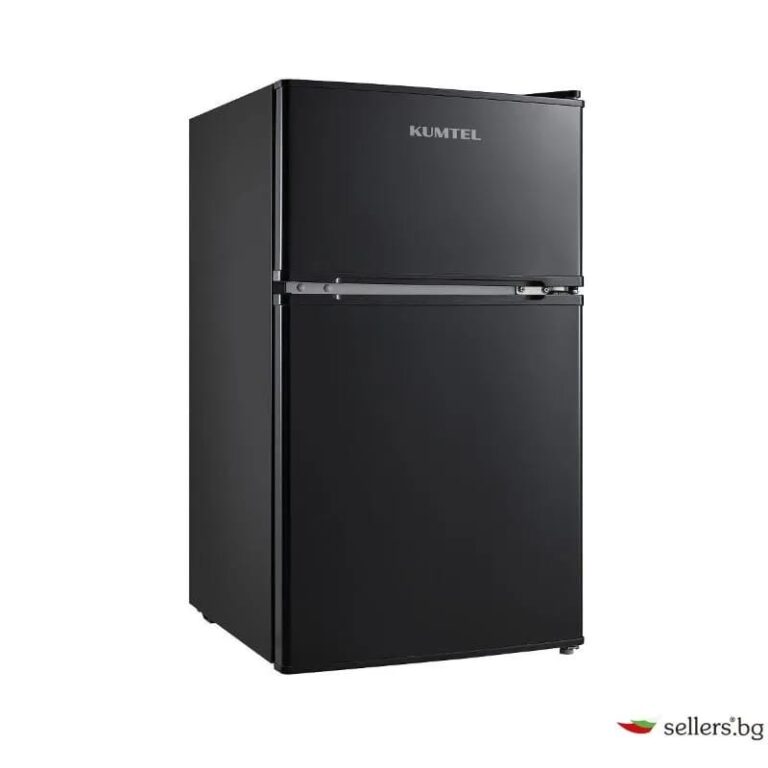 Réfrigérateur KUMTEL 2 portes 87L noir avec froid statique