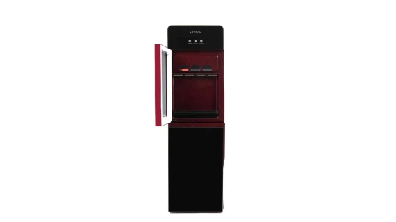 Fontaine à eau ASTECH FNT39VER Noir/Rouge avec mini-frigo 16L