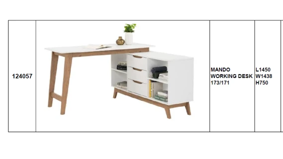 Bureau Mando Working Desk – Bureau d'Angle Design – Image 2
