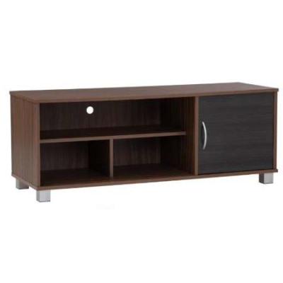 Meuble TV Dayton 1.2m – Noyer Naturel & Black Ash