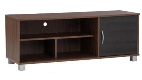 Meuble TV Dayton 1.2m – Noyer Naturel & Black Ash