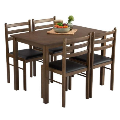 Ensemble Salle à Manger Wald – Table + 4 Chaises Bois