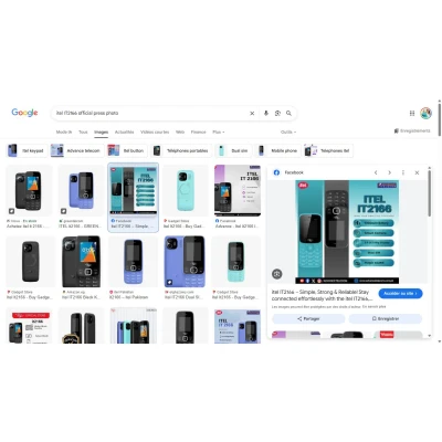 Photo de l'Itel IT5627, téléphone 3G double SIM avec écran 2,8 pouces et caméra 2MP