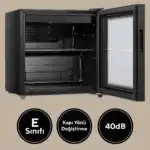 Congélateur Vitrine KUMTEL HMB-60 Noir 44 Litres – Image 3