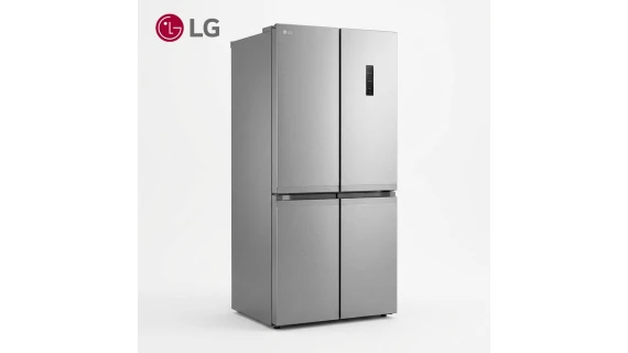 RÉFRIGÉRATEUR LG SIDE BY SIDE 4 PORTES 550L INVERTER GRIS GCFB50PLAM