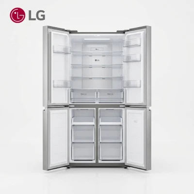 RÉFRIGÉRATEUR LG SIDE BY SIDE 4 PORTES 550L INVERTER GRIS GCFB50PLAM – Image 2