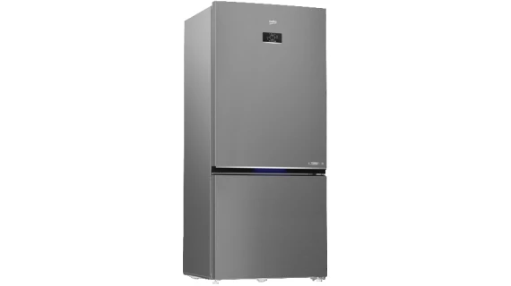 Réfrigérateur BEKO Combiné No Frost 730 Litre brut Gris –ProSmart™ Inverter  A++RCNE730E40SXP