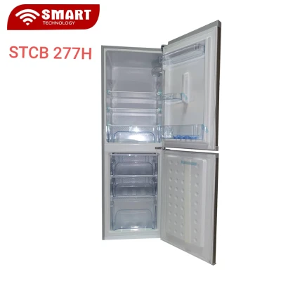 RÉFRIGÉRATEUR SMART TECHNOLOGY COMBINÉ 3 TIROIRS GRIS STCB277H – Image 2