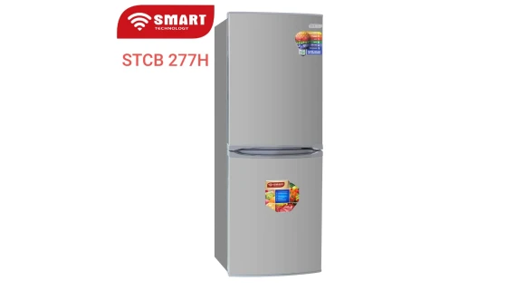 RÉFRIGÉRATEUR SMART TECHNOLOGY COMBINÉ 3 TIROIRS GRIS STCB277H