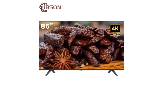 Téléviseur Ibson 85 Pouces 4K avec écran Smart Android et technologie HDR10