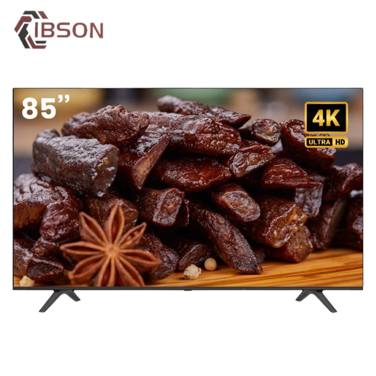 Téléviseur Ibson 85 Pouces 4K avec écran Smart Android et technologie HDR10