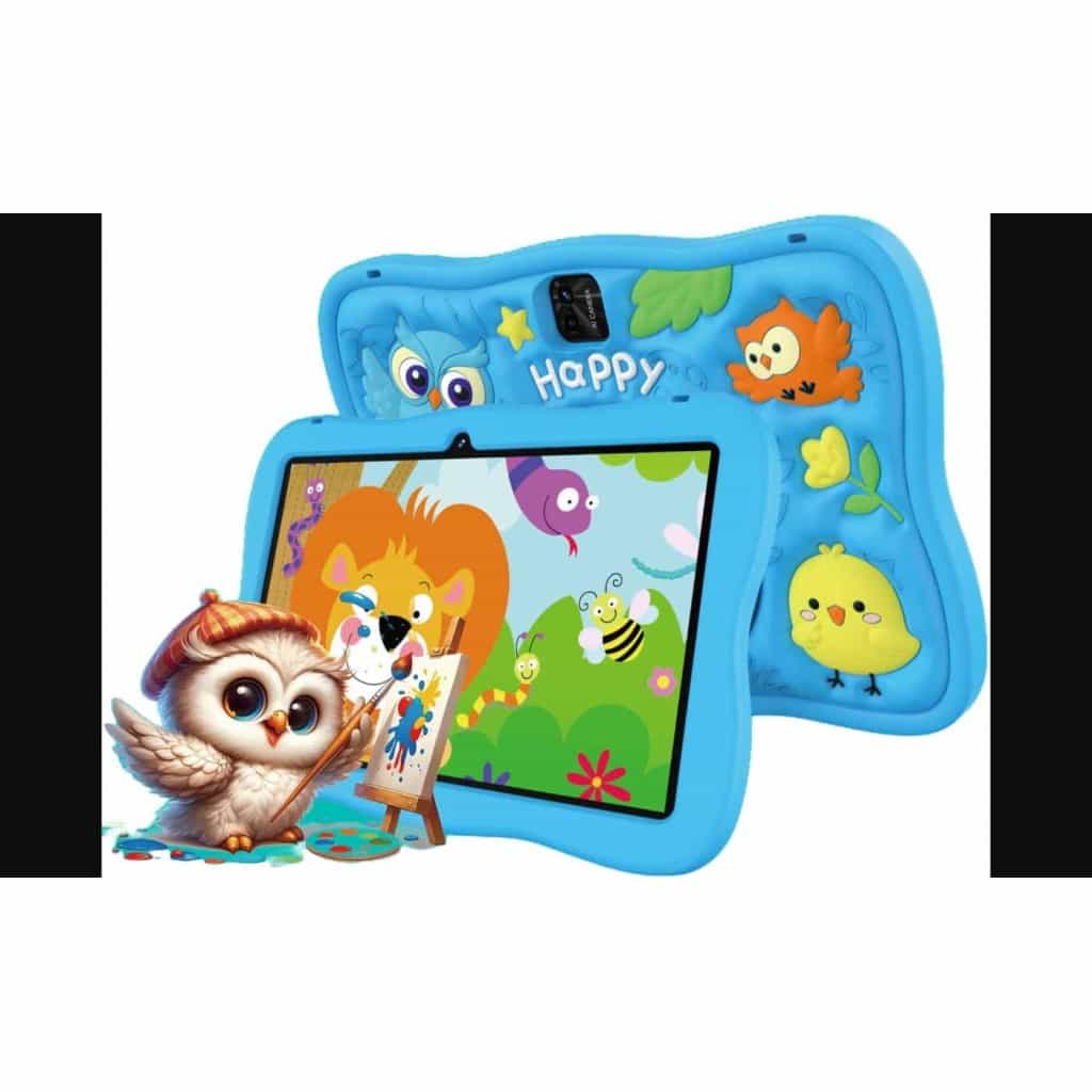 Tablette TELZEAL P103 S avec écran 10,1 pouces HD et coque de protection