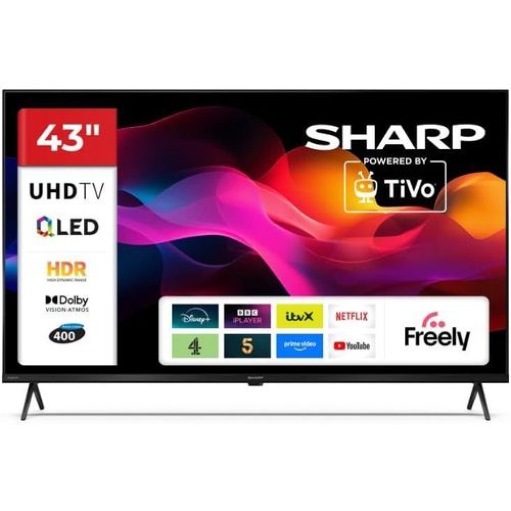 Sharp Google TV 43 pouces 2T-C43GH Full HD Android 11 noir