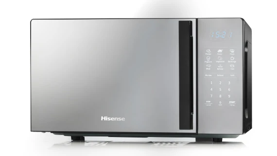 Hisense HMAS3410SSG micro-ondes grill inox ouverture