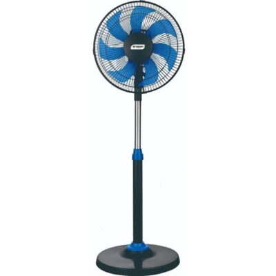Ventilateur sur pied Smart Technology 12" en plastique ABS avec un pied stable et une interface de contrôle