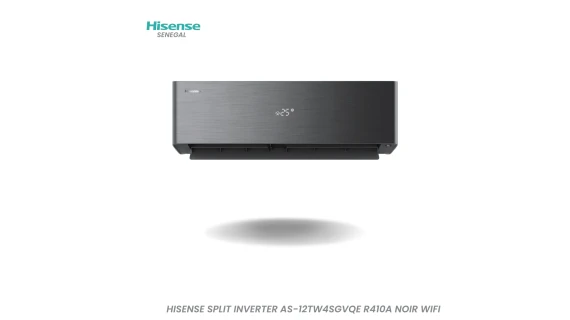 Hisense Split Inverter AS-12TW4SLUHBB 12000 BTU Noir WiFi