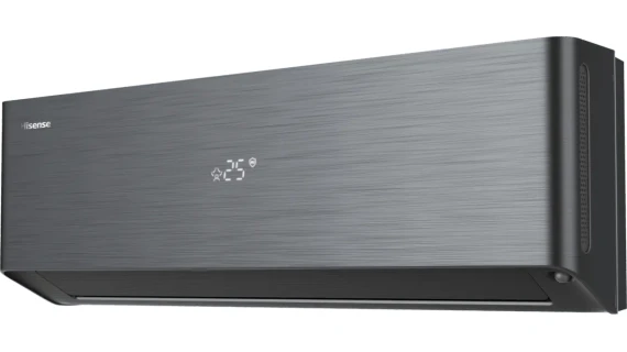 Hisense split inverter noir vue de côté