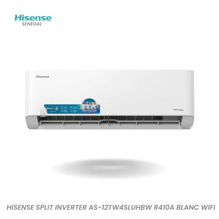 Hisense Split Inverter AS-12TW4SLUHBW 12000 BTU R410A Blanc WiFi