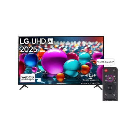 Téléviseur LG 65" Smart 4K AI avec Magic Remote AI