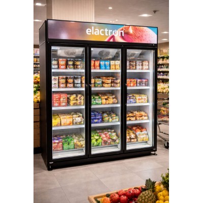 Réfrigérateur Vitrine Vertical ELACTRON LSC1230FS 1600 Litres – 3 Portes Vitrées Professionnel